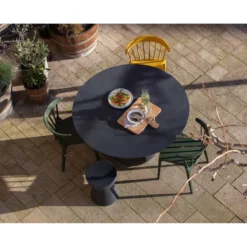 Dover kruk betonlook antraciet 45xo35 cm
