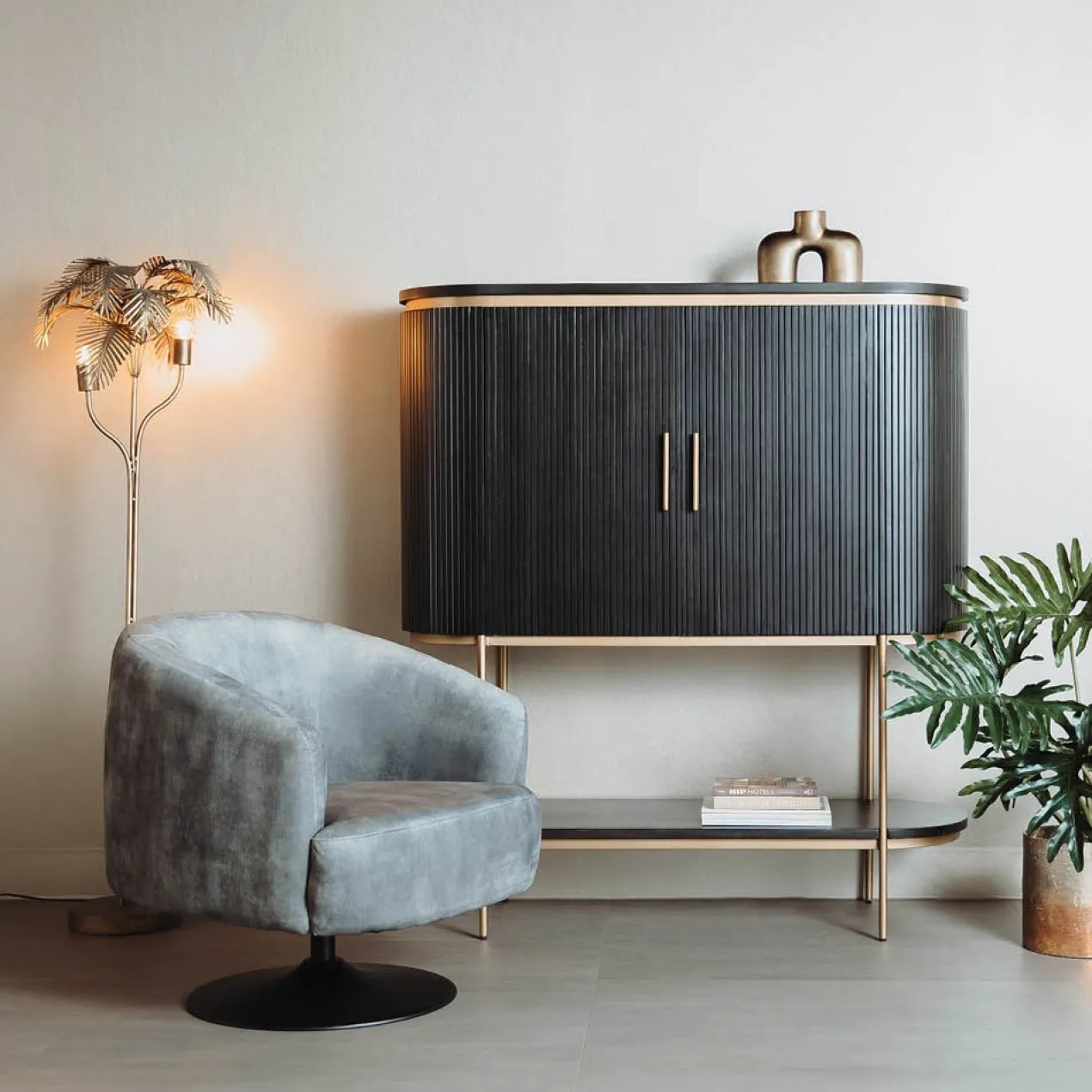 Draaifauteuil Barga Cognac