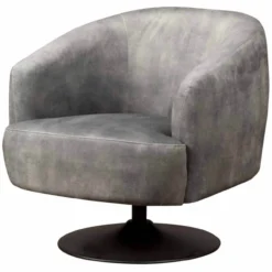 Draaifauteuil Barga Grijs