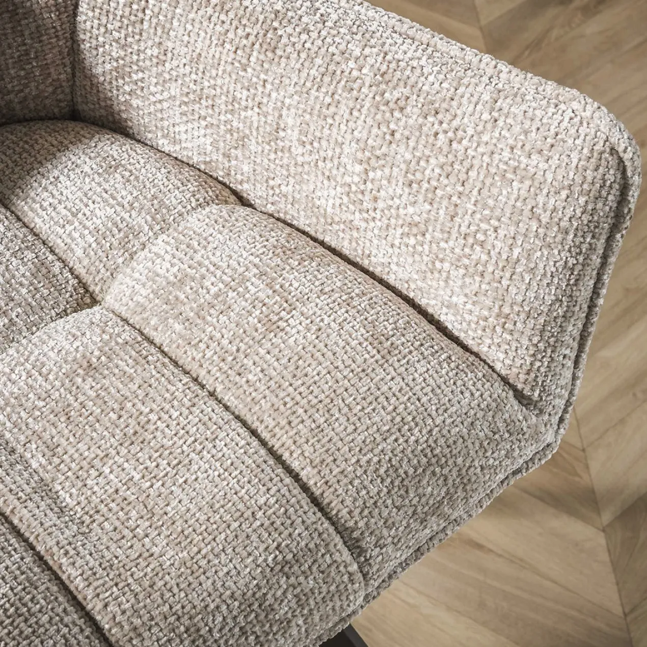 Draaistoel Bedford Gemêleerd Taupe