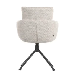 Draaistoel Cristiano stof beige