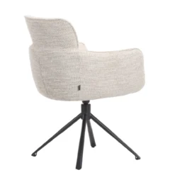Draaistoel Cristiano stof beige