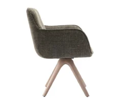 Draaistoel Tracy wooden groen
