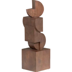 Draxa sculptuur ornament hout bruin