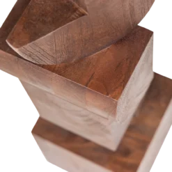 Draxa sculptuur ornament hout bruin