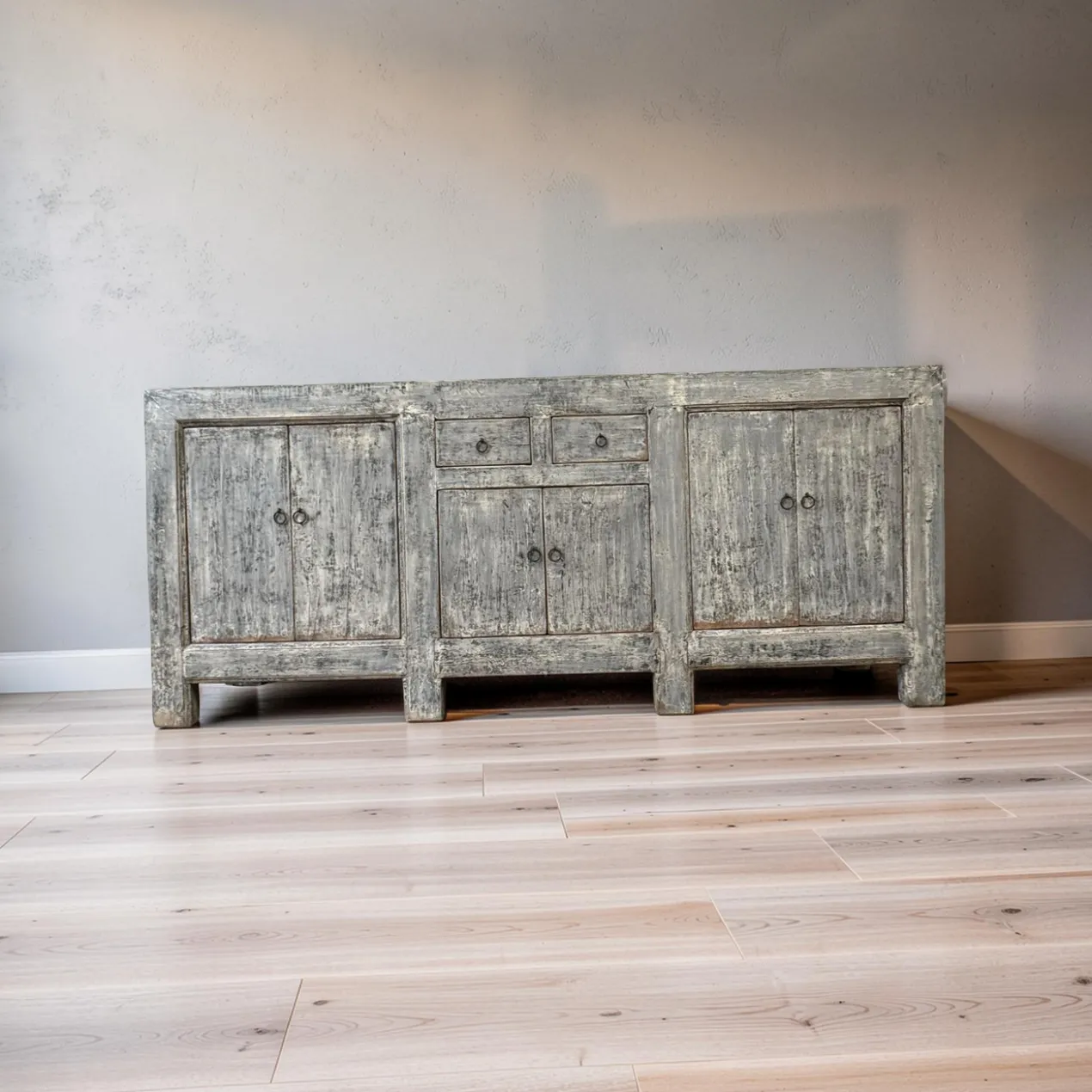 Dressoir blauw/grijs uniek