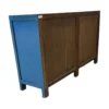 Dressoir blauw uniek mooi schilderwerk