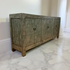 Dressoir 6 deur blauw/groen uniek