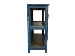 Dressoir 2 deuren blauw origieel