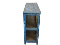 Dressoir 2 deuren blauw origieel