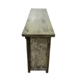Dressoir 4deur grijs/groen uniek lak