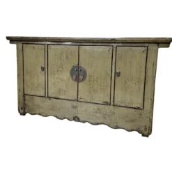 Dressoir 4deur grijs/groen uniek lak