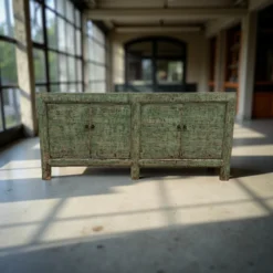 Dressoir 4deur groen uniek