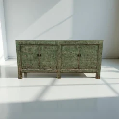 Dressoir 4deur groen uniek