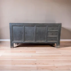 Dressoir 3deur 3la zwart/finish uniek