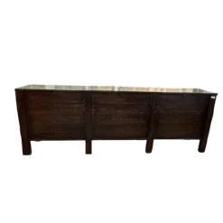 Dressoir 6 deur olijf/groen lak uniek