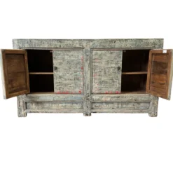 Dressoir 4 deurs blauw uniek