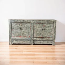 Dressoir 4 deurs blauw uniek