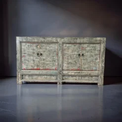 Dressoir 4 deurs blauw uniek