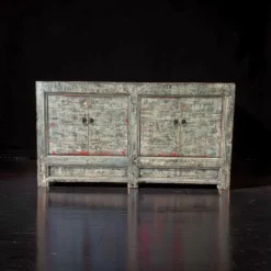Dressoir 4 deurs blauw uniek
