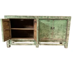 Dressoir 4 deurs groen uniek