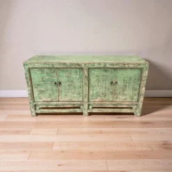 Dressoir 4 deurs groen uniek