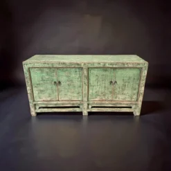 Dressoir 4 deurs groen uniek