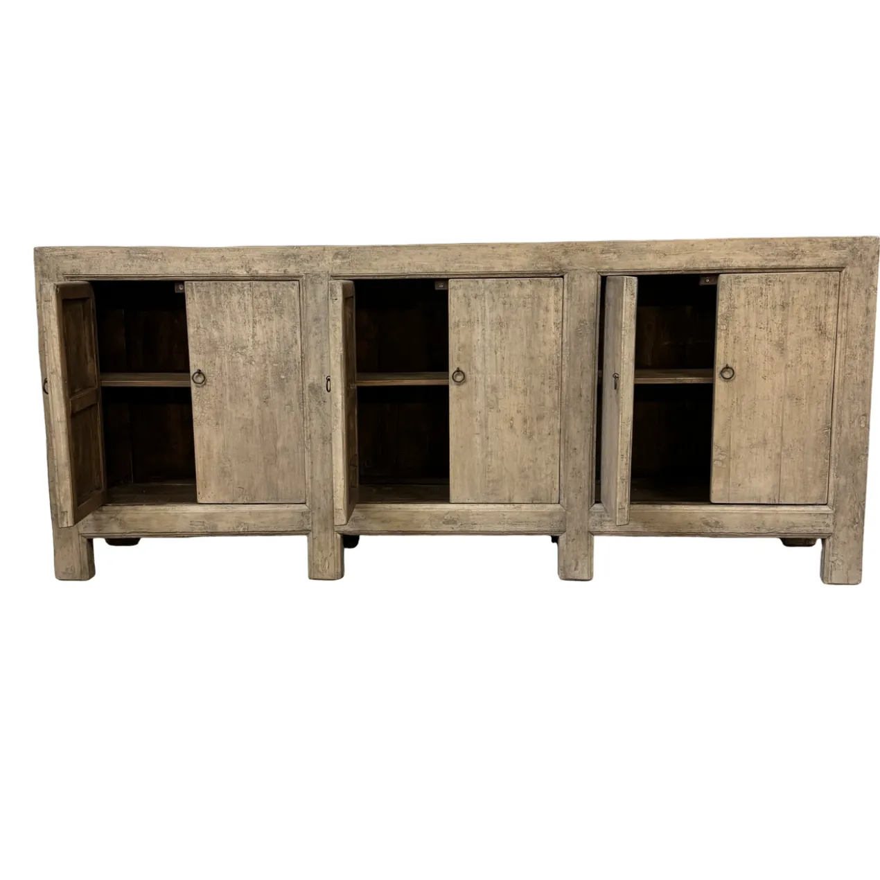 Dressoir 6 deurs naturel finish uniek