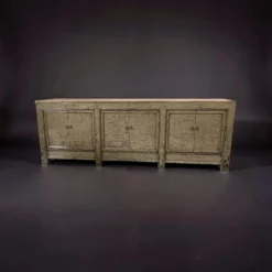Dressoir 6 deurs olijf/groen uniek