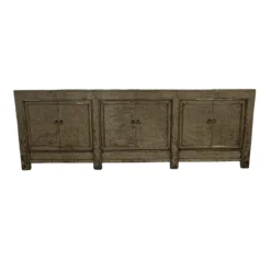 Dressoir 6 deurs olijf/groen uniek