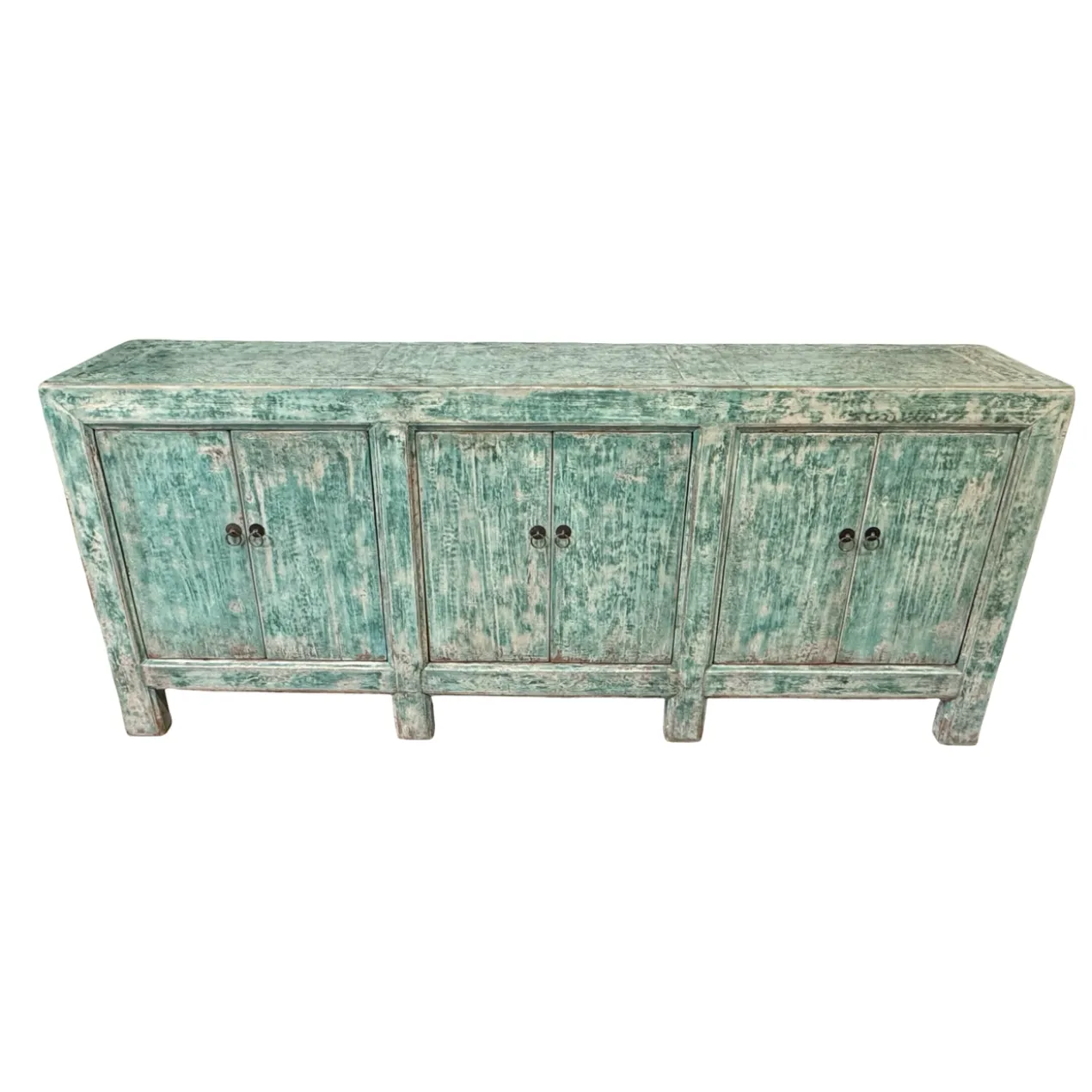 Dressoir 6deur turquoise uniek