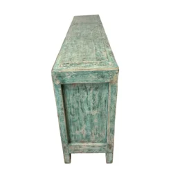 Dressoir 6deur turquoise uniek