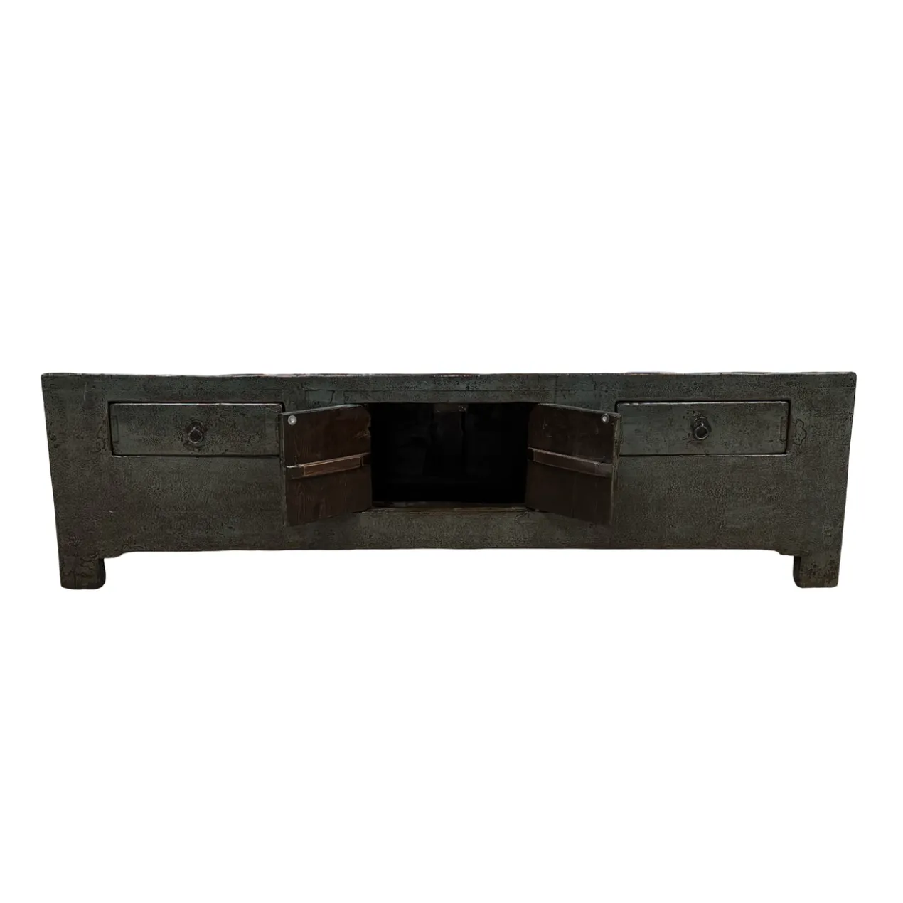 Dressoir donkergroen 2deur 2la uniek