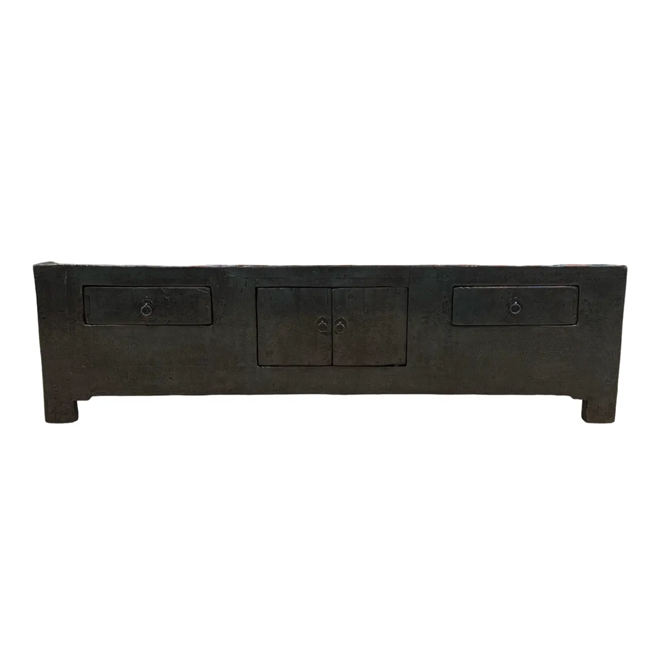 Dressoir donkergroen 2deur 2la uniek
