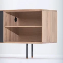 Dressoir Fina sideboard 180cm zwart