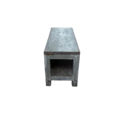 Dressoir grijs met authentieke nagelrand