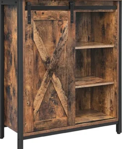Dressoir Indusign met schuifdeur en verstelbare planken Indusign dressoir met schuifdeur en verstelbare planken #1