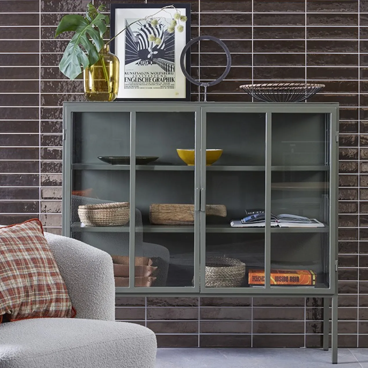 Dressoir Kentucky olijfgroen