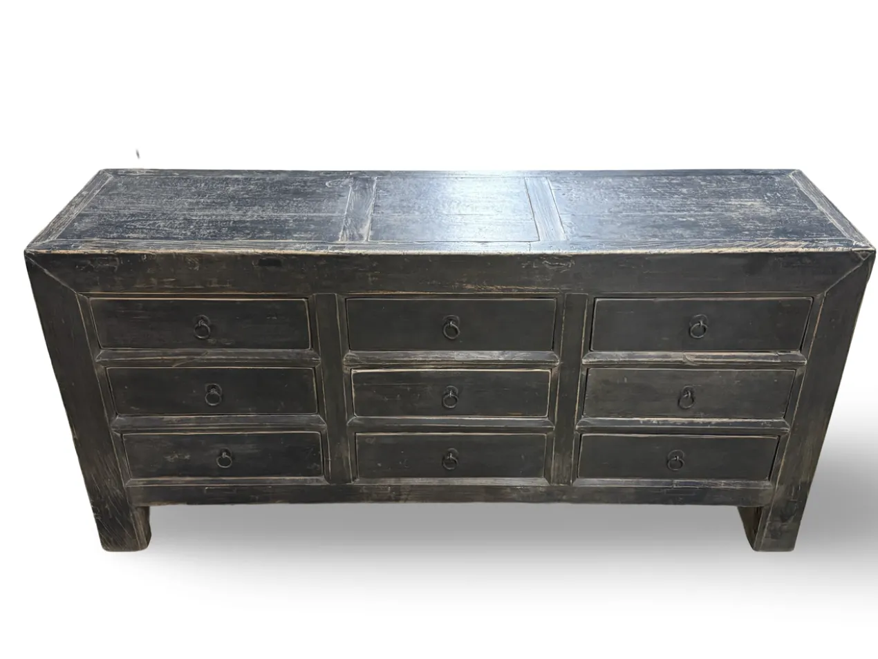 Dressoir 9 lades zwart uniek Dressoir 9 laden zwart uniek