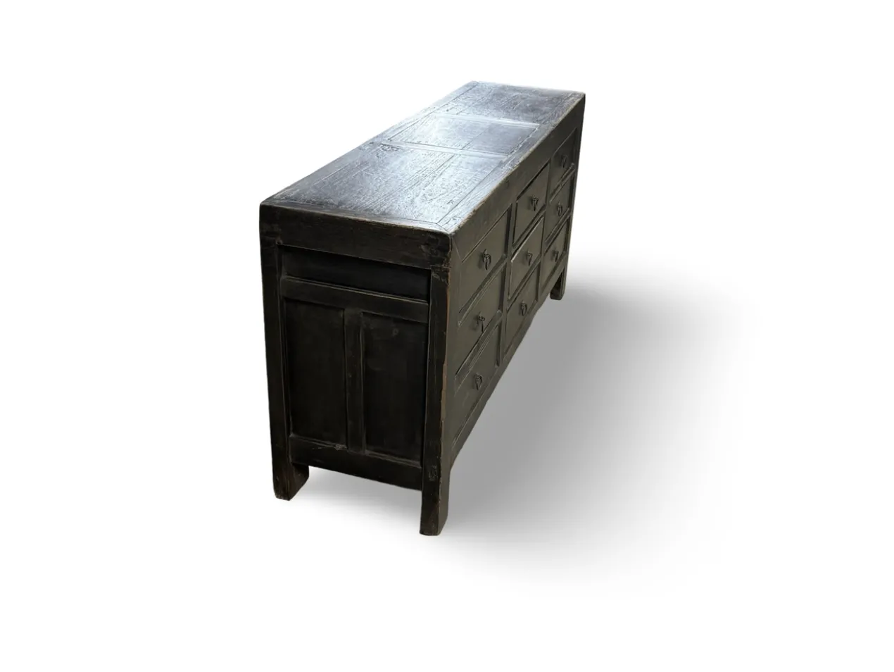 Dressoir 9 lades zwart uniek Dressoir 9 laden zwart uniek