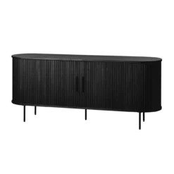 Dressoir Lenn hout Zwart eiken