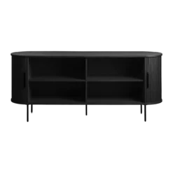 Dressoir Lenn hout Zwart eiken