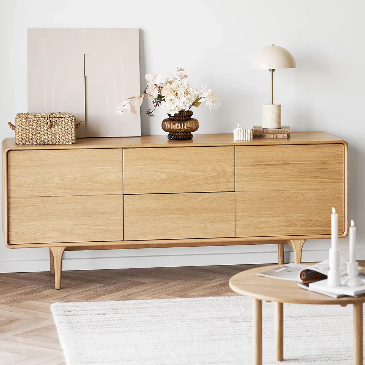 Dressoir Mels naturel 180x75 cm