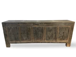 Dressoir naturel zwart 5 deur uniek