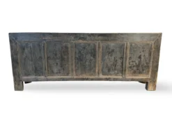 Dressoir naturel zwart 5 deur uniek