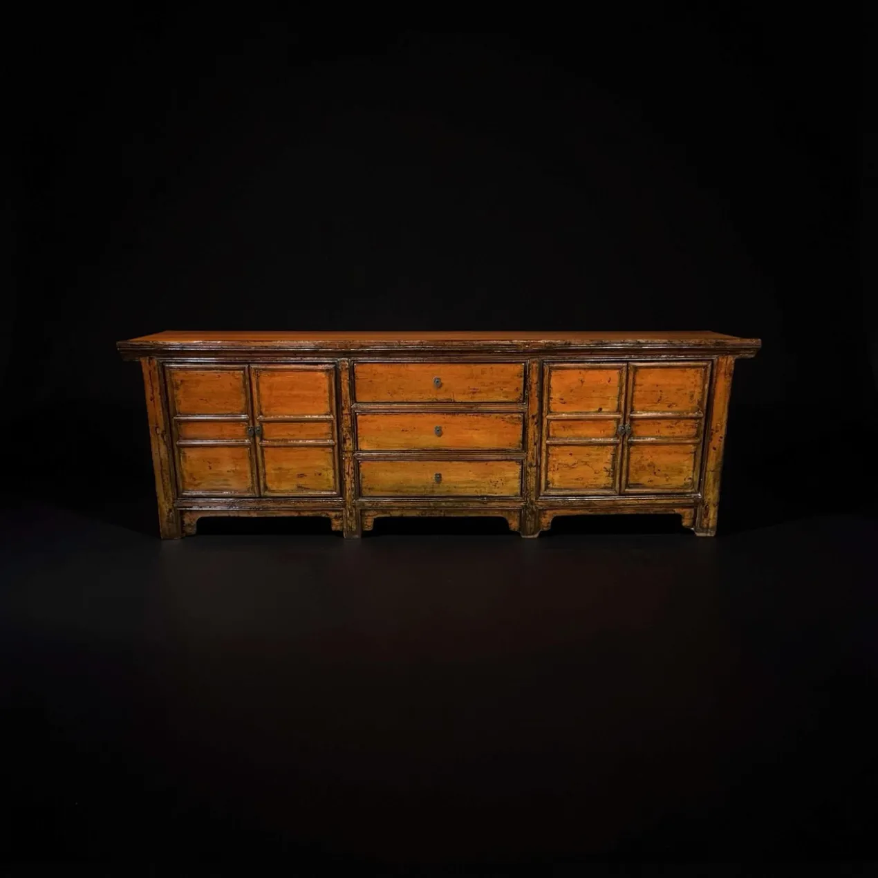 Dressoir oranje uniek lak