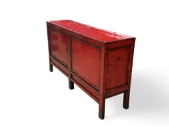 Dressoir rood 2-deurs lak unieke Dressoir rood 2deur lak unieke