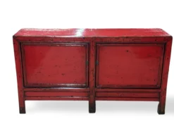 Dressoir rood 2-deurs lak unieke Dressoir rood 2deur lak unieke
