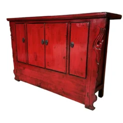 Dressoir rood Shanxi uniek