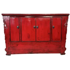 Dressoir rood Shanxi uniek